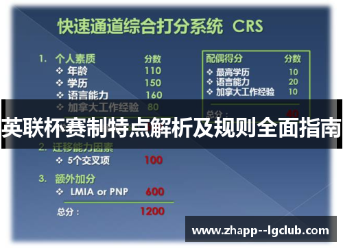 英联杯赛制特点解析及规则全面指南