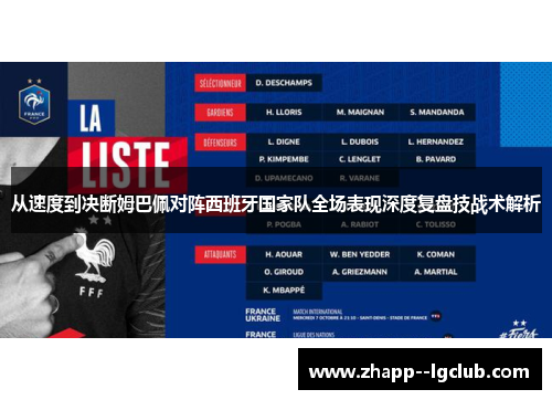 从速度到决断姆巴佩对阵西班牙国家队全场表现深度复盘技战术解析 从速度到决断姆巴佩对阵西班牙国家队全场表现深度复盘技战术解析